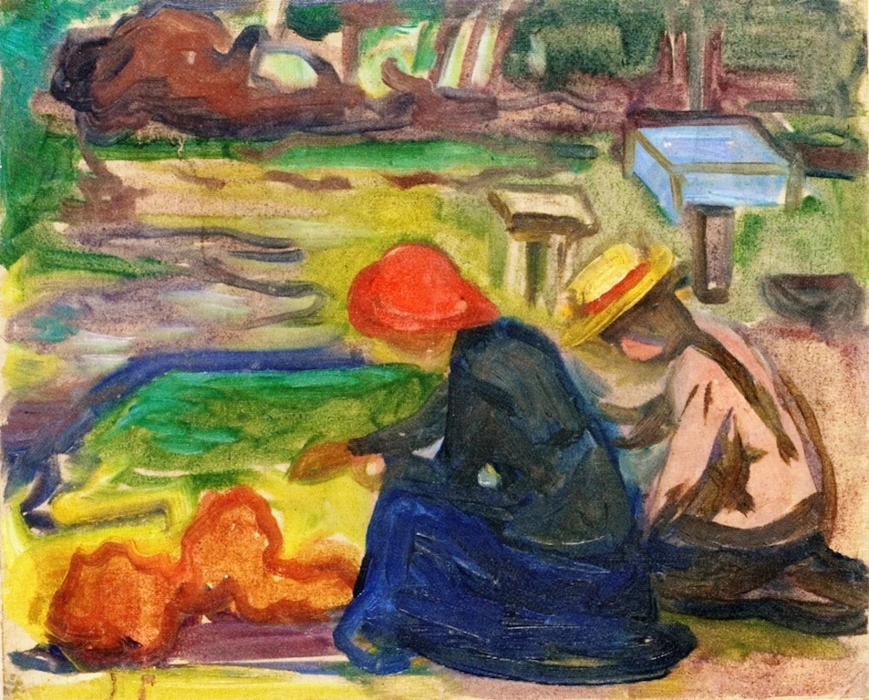 Nel giardino - 1902